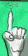finger pointing back to the top